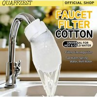 Faucet Filter Cover 50/100Pcs Disposable Water Purifier Sleeve for Tap Prevents Sediment with Bag
