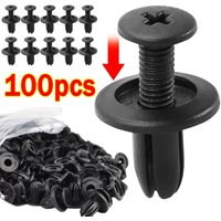 20-100pcs Plastic Rivets Fasteners Screw 8mm Car Bumper Fender Trim Panel Retainer Fasteners Clips Car Accessories