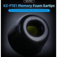 Original KZ-FT01 Memory Foam Eartips, Noise Isolation & Soft Comfort Ear Tips S/M/L Sizes T400 Ear Pads for Most In Ear Earphone
