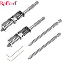 Spring-loaded screw holder drill bit anti-drop screwdriver bit fixing clamp set, suitable for electricians and home DIY repairs.
