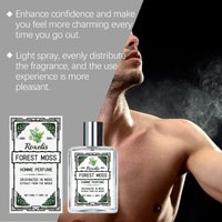 Roxelis 50ml Men's Body Fragrance Fresh Forest Woody Scent Elegant Mild Long Lasting Charming Gentle Fragrance