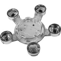 4pcs Car Wheel Center Hub Caps Five Claws Tire Rim Badge Covers For QUATTRO Audi Sline A3 A4 B8 B7 8P A5 A7 Q3 Q5 Q7 Accessories