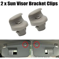 2Pcs Car Sunvisor Sun Visor Clips Hook Holder Bracket Cover For Nissan Qashqai J10 Juke F15 Tiida C12 Removal Retainer Replace
