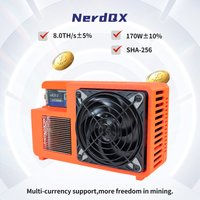 Global bestsellers NerdQX Bitcoin Miner 8TH/s ASIC Miner SHA-256 BTC Crypto Mining Rig Lottery Solo Miner for Bitcoin Home Use