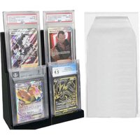 500pcs Resealable Graded Card Sleeves Graded Slabs Collect Protective Bags For PSA Pokemon Baseball Football Sports Game Card