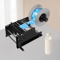 MT-30 Labeling Machine, Manual Round Bottle Labeling Machine, Bottle 0.79-4.72in, High Precision, 10-30pcs/min