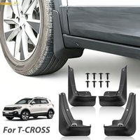 Mudflaps For Volkswagen VW T-Cross 2018 - 2026 Mud Flaps Splash Guards Mudguards Mud Flap Front Rear Fender Protector