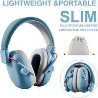 YHKEMA Noise Cancelling Headphones for Kids, SNR 27dB Safety Noise Reduction Ear Muffs for Autism Sensory &Concentration Aid