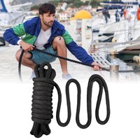 Boat Dock Mooring Rope, Heavy Duty Nylon Wear Resistant Cord, 5/8inch x 15FT Portable Line for Fishing Sailing Marine Activities
