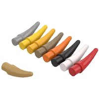 100pcs MOC Bricks 53451 Animals Small Barb Claw Horn Tooth Plant Food Farm Pepper Building Blocks Particle DIY Kids Gift