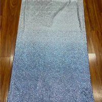 Gradient Color Sequin Embroidery Lace Mesh Fabric for DIY Sewing Evening Dress Performance Costume Clothing Fashion Cloth