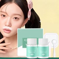 Facial Hair Removal Bleaching Kit Moustache Eyebrow Lightening Kit with Moisturizing Formula Gentle Skin-Friendly Whiten Cream