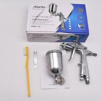 F-3 Mini HVLP Spray Gun Gravity Feed High Precision Paint Sprayer For Model Art Car Touch Up