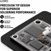 LUOWEI C210K/I/J Soldering Iron Tips Set Ultra-Fine High Precision Heat-Conductive for Phone IC Jumper Wire Soldering Work