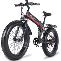 Aluminum alloy 26 inch electric bicycle lithium battery 48V adult foldable lithium battery to assist mountain bikes