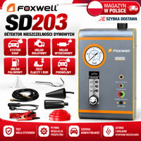 FOXWELL Rauchmaschine Automobil-Lecksucher Auto-Emissions- und EVAP-Diagnosegerät mit Eingebauter Luftpumpe Rauchprüfgeräte