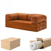 Foldable Fabric Sofa Bed Hidden Design Modern Compact Compression Sofa
