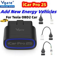 Vgate iCar Pro 2S ELM327 Bluetooth 5.2 For Android/IOS OBD2 Car Diagnostic Tool OBD 2 Auto Scanner For Tesla New Energy Vehicle
