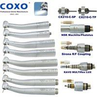 COXO YUSENDENT Dental High Speed Fiber Optic Air Turbine LED Handstück Fit KaVo Multiflex NSK Phatelus Sirona Kupplung