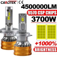 3700W H4 H7 LED Canbus Car Headlight Bulbs H7 Led Lights H1 H11 H8 9005 9006 HB3 HB4 Fog Car Lamp Error Free High Power 12V 2pcs