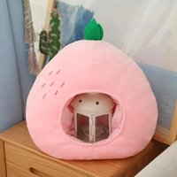 PESENAR Soft Peach Head cover, Hat Photo props, Photo props, Cartoon Head Cover