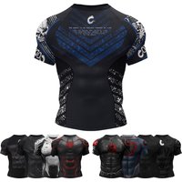 Cody Lundin No gi Bjj jiu jitsu kickboxing Training Rashguard Polyester Spandex Compression Sublimation Sports Men T-Shirts