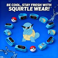 Waterproof LED Digital Watch for Kids Boys Girls Pikachu Gengar Pokemon Birthday Gift Christmas Wristwatch