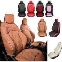 Car Accessories for MINI Cooper R50 R53 HATCHBACK R55 Clubman R56 R57 CABRIO R60 Countryman Custom Seat Covers Leather Pad