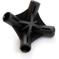 Tent Connector 4 Ways Tent Joint Durable PP Plastic Pole Adapter Fittings for Camping Awning Tent Structure Camper Accessories