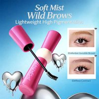 2026 New Long-Lasting Eyebrow Purple Eyebrow Dyeing Enhancer Velvet Matte Natural Matte Finish Tinted Mascara Waterproof Makeup