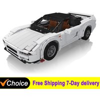 1300Pcs Technical 1990 Nsx Super Racing Car Building Blocks Retro Roadster Model Brick Desktop Ornament Toys Kids Gifts