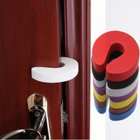5Pcs Baby Safety Locks Children Protection EVA C Shape Security Cabinet Door Clip Kids Finger Safe Soft Foam Stopper