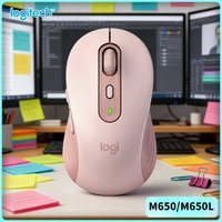 Logitech M650 Wireless Office Mouse, Low Noise Clicks, Durable Build for Long Term Usage M750/M280/M350/M220/M185