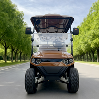 8 Seat Golf Cart Factory 48V Off Road Golf Cart Street Legal Adult Golf Scooter Solar Panel Hunting Lift Electric Vehicle