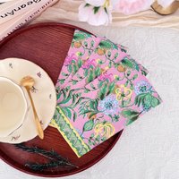 20pcs 33*40cm 2Layer Watercolor Flower Printed Napkins Party Decoration Disposable Table Mat DIY Decoupage Paper