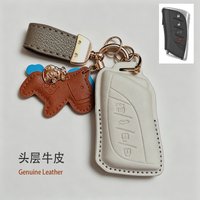 Genuine Leather Car Key Case Cover Fob For Lexus NX ES UX US RC LX GX IS RX 200 250h 350h LS 450h 260h 300h UX200 Accessories