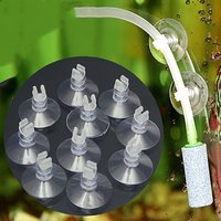 10PC/Set Aquarium Oxygen Tube Suction Cup, Heater Rod, Carbon Dioxide Suction Cup, Glass Fixed Hose, Power Cord