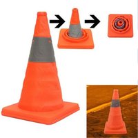 Foldable Traffic Cones Parking Cones Safety Cone With Reflective Stripe Collapsible Traffic Cones Road Cone