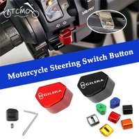 For Gilera GP800 Fuoco Nexus 500 Runner 50 125 200 Accessories CNC Aluminum Motorcycle Switch Button Turn Signal Switch Key Cap
