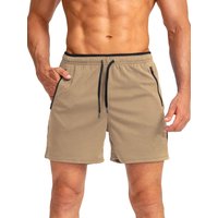 Men's Summer Sport Workout Quick Dry Athletic Shorts Lightweight Running Pants with Pockets for Gym And Beach