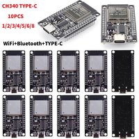 ESP32 WROOM-32 Development Board TYPE-C Micro USB WiFi+Bluetooth Ultra-Low Power Consumption SPI Flash 32Mbits Wireless Module
