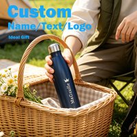 Stainless Steel Insulated Water Bottle 17oz Double Wall Vacuum Thermal Sports Bottle Personalized Vacuum Flask for Gift
