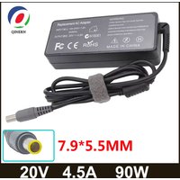 20V 4.5A 90W 7.9*5.5mm 8 Pin AC Laptop Adapter For ThinkPad Yoga T6 R6 Z6 X6 X200 X300 3000 C100 T60 E125 E430 E530 E4 Charger