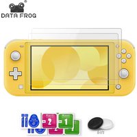 DATA FROG Tempered Glass Screen Protector For Switch Lite, HD Clear Anti-Scratch Protective Film