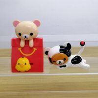 Rilakkumaas Cartoon Figures Toy RelaxBears Wags The Tail Doll Model Table Ornaments Children Boys Girls Birthday Gifts