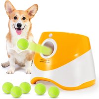 Hunde-Tennisballwerfer Automatisches Spielzeug für Hunde Mini-Tennisball-Wurfmaschine Interaktives Spielgerät Wiederaufladbares Katapult