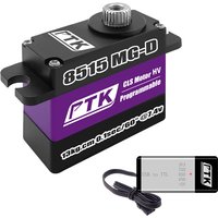 PTK 8515 servo MG-D 17g digital HV High torque 15KG servo stainless steel gear RC model airplane fixed wing hollow cup servo