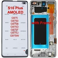 100%Super AMOLED Screen for Samsung Galaxy S10 Plus LCD SM-G975 G9750 G975F/DS Lcd Display Digital Touch Screen Replacement