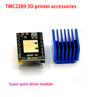 TMC2209 With Heat Sink Stepper Motor Driver StepStick 3d Printer Parts 2.5A 256 Subdivision Silent Printing