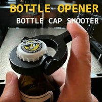 3D Printed Labor-saving Beer Bottle Opener Portable Quick Cap Remover Creative Lever Type Beverage Lid Opening Tool Bar Gadget